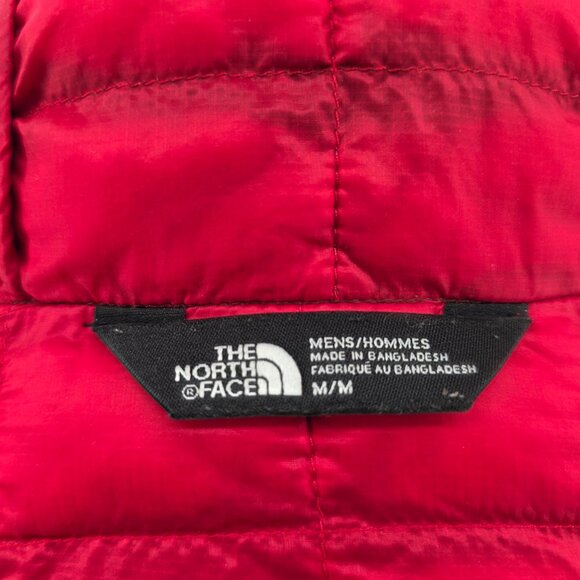 North Face Jacket Mens Medium Two Tone  ThermoBall Eco Hooded Insulated Puffer - Picture 11 of 16